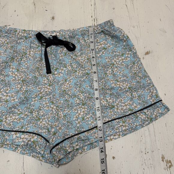 Bed Head Pajamas Set Short Sleeves Shorts Flannel Medium Organic Cotton Lounge - Picture 14 of 16